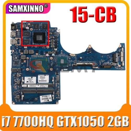 For HP Pavilion 15-CB Laptop motherboard DAG75AMBAD0 926304-601 926304-501 CPU i7 7700HQ GPU GTX1050 2GB DDR5 100% test work