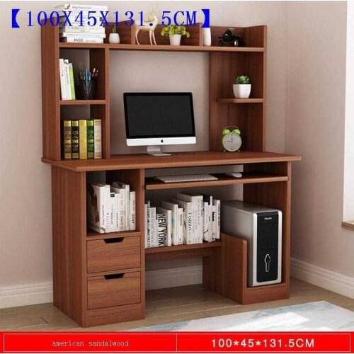 Office Pliante Stand Standing Tisch Portatil Mesa Para Notebook Bed Tablo Desk Computer Laptop Bedside Table With Bookshelf