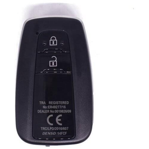 Genuine Car Key 2 Buttons Remote Key Fob with 433MHz ,PAGE1 A8 ,DST-AES chip ,FCCID 14FCF Auto Key