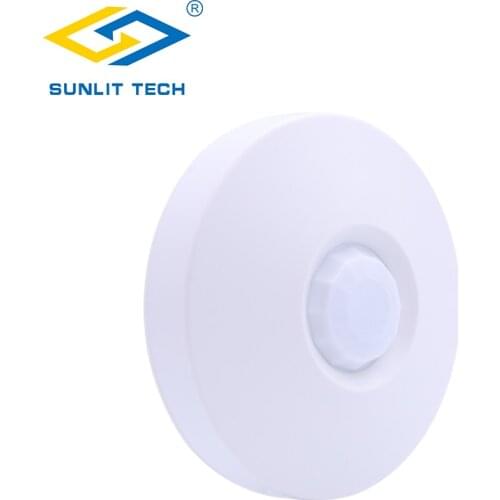 Dual Tech Ceiling Motion Sensor 360 Degree Microwave PIR Movement Detector Switch Alarm Sensor for Home Burglar Security system