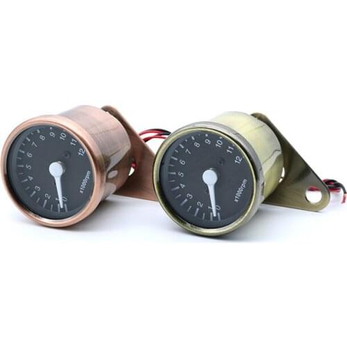 Universal Motorcycle Tachometer LED 12V Speedometer Gauge For Harley Honda Kawasaki Suzuki Yamaha ATV Dirt Bike