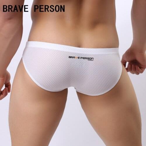 New Hot Men Sexy Low Rise Panties Mens Mesh Bikini Underwear Penis Briefs Men Gay Brief Breathable Nylon Underpants Men
