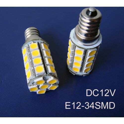 High quality DC12V 6W E12 led bulbs,12V Led E12 lamps,e12 Led lights free shipping 10pcs/lot