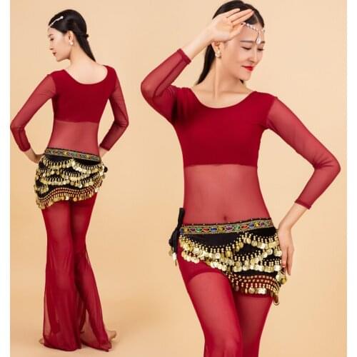 Belly dance 2019 new uniforms suit belly dance costumes dance belly dance costumes female S48 +K97