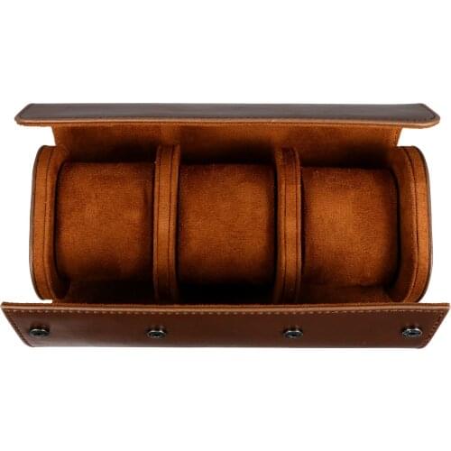 1Pcs 3 Slots Watch Storage Box Durable Portable Creative Watch Holder Watch Case Watch Organizer for Home Travel Gift A50