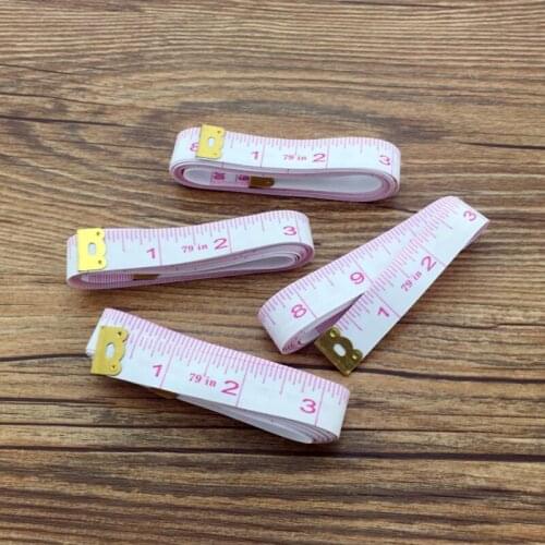 1PC Useful Body Measuring Ruler Sewing Tailor Tape Measure Soft 2.0M Sewing Ruler Meter Sewing Measuring Tape Sewing Tools G