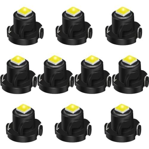 10pcs New T4.7 Cree Chip LED Neo Wedge Dashboard Instrument Cluster Light Car Panel Gauge Speedo Dash Bulb blue red green white
