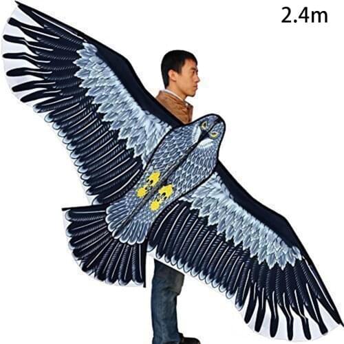3D 1.8/2.5m Eagle Kite Huge Eagle Flying Bird Kites Eagles Children Gift Family Trips Garden Outdoor Sports Novelty Toys For Kid