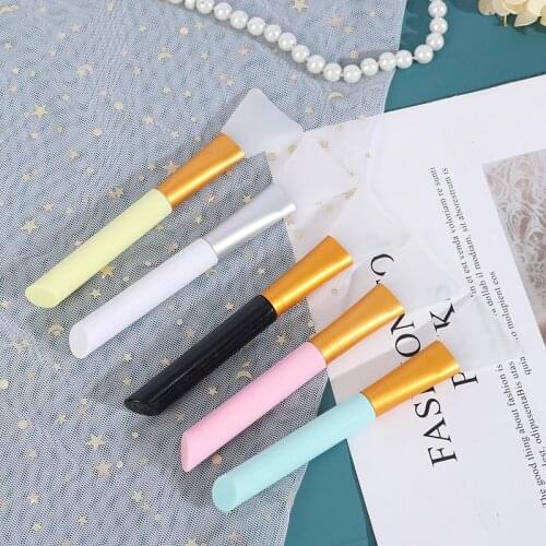 5pcs/set Silicone Brush Gel Glue Resin Jewelry Making Tools Face Mask Glue Brush