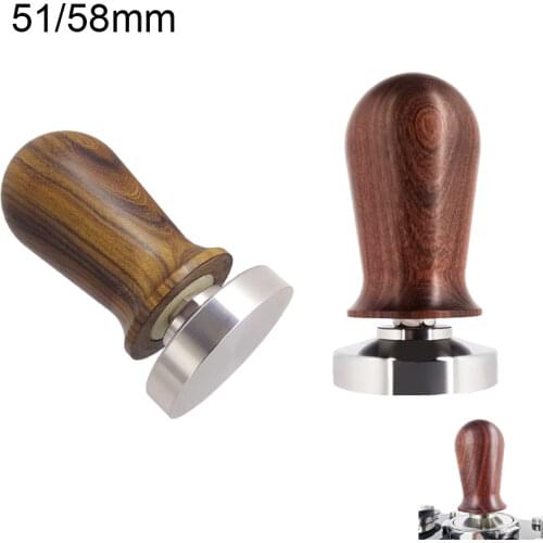 AREYOUCAN 51mm / 58mm 304 Stainless Steel Coffee Tamper Flat Base Espresso Beans Press Tool calibrated tamper Coffee Accessories