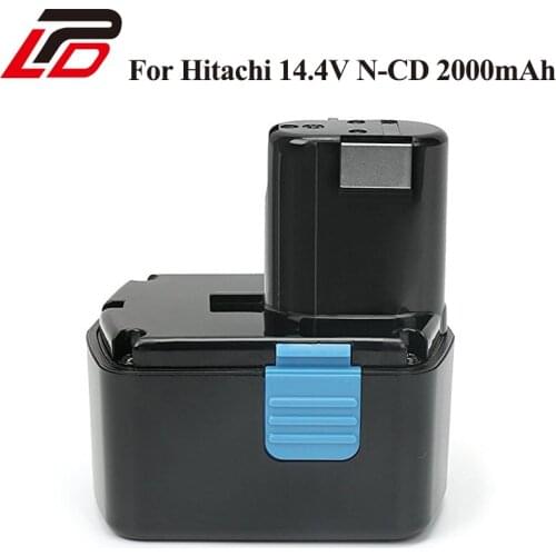 14.4V 2000mAh NI-CD Rechargeable Power Tool Battery for Hitachi DS 14DVF3 EB1412S, EB1414, EB1414L, EB1414S C-2, CJ14DL, DH14DL