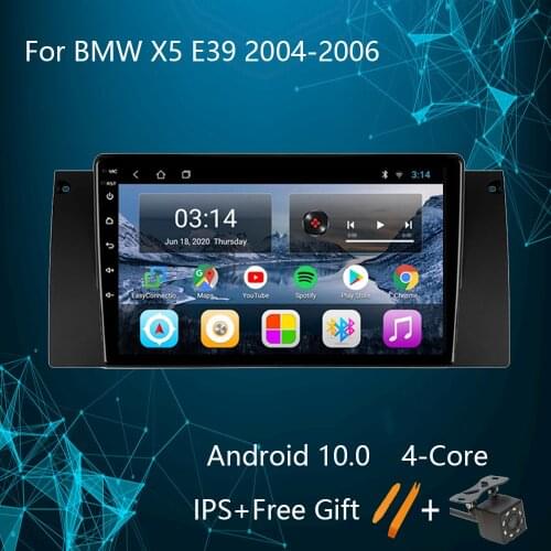 2Din Car Radio Multimedia Video Player For 5 Series BMW E39 X5 E53 1996-2003 Android 10.0 IPS 4-Core Auto CarPlay DVD Bluetooth
