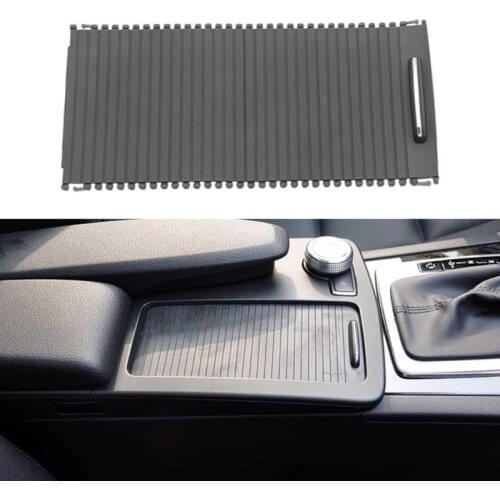 VODOOL Car Center Console Water Cup Holder Roller Blinds Cover A20468047089051 For Mercedes Benz C/E Class W204 S204 W212 S212