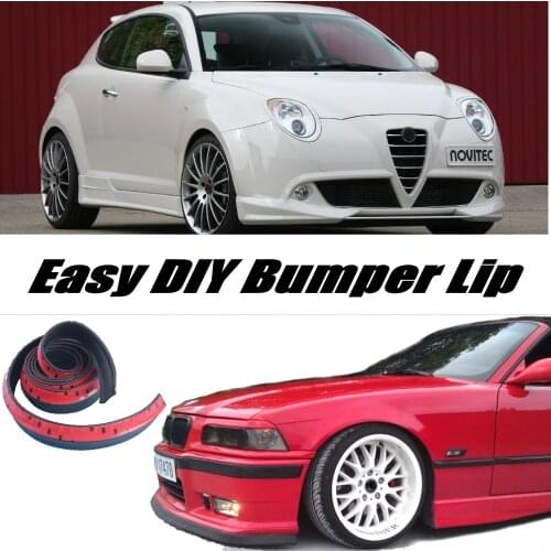 Bumper Lip Deflector Lips For Alfa Romeo MiTo AR Furiosa Front Spoiler Skirt For Car Tuning / Body Kit / Strip / Front Skirt