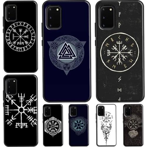 Viking Vegvisir Odin Nordic For Samsung Note 20 Ultra Note 10 Plus Case For Galaxy S21 S8 S9 S10 Plus S20 FE Coque