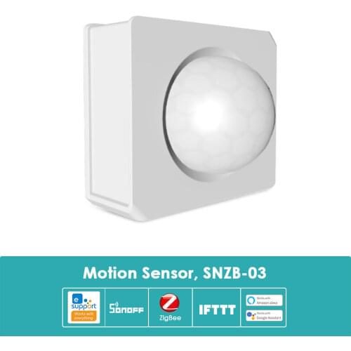NEW 1-50pcs SONOFF SNZB-03 Zigbee Motion Sensor Detector Smart Control Via eWeLink ZBBridge Required Work With Alexa Google Home