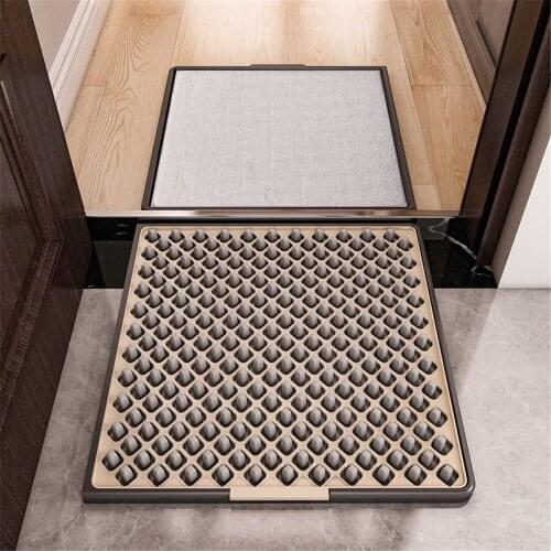 Disinfecting Floor Mat Cleaning Foot Pad Multifunctional Door Mat Disinfection Water Absorption Dust Removal Cleaning Shoe Mat
