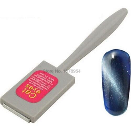 By ems or dhl 500pcs Strip Magical Magnet Stick for Cat Eye Gel Polish Nail Art Manicure Tool 3D Effect UV Gel Tools