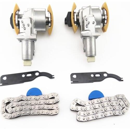 FHAWKEYEQ 4.2 V8 2 Set Adjust Camshaft Timing Chain Tensioner Kit VW Phaeton Touareg S6 A6 A8 S8 077109088P 058198217 06D109229B