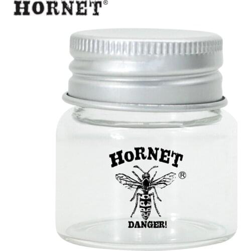 HORNET 3pcs Glass Airtight Stash Jar Multi-Use Vacuum Seal Portable Storage Container for Tobacco Herbs