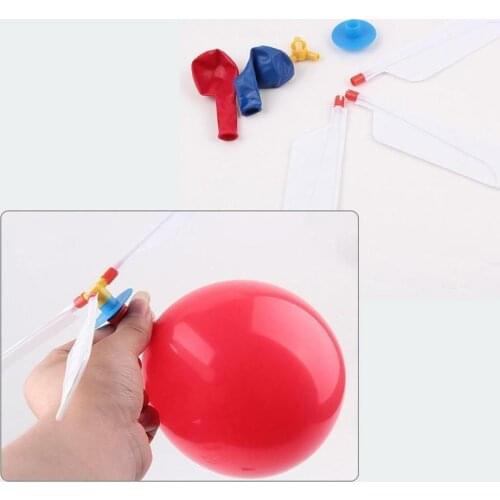 Classic Balloon Helicopter Sound Balloon Helicopter Child Play Kids Toy Ball Children Flying Gifts Sports UFO Funny Outdoor E0T2