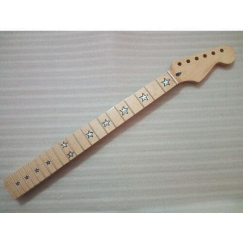 Beautiful Electric Guitar Neck Maple Wood 22 Fret 25.5" parts Replacement