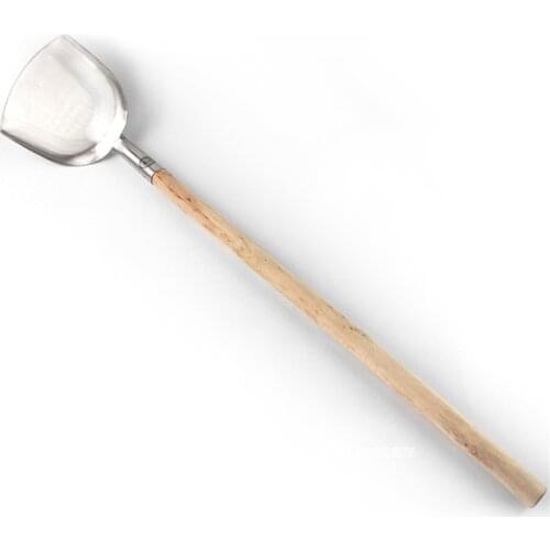 Wok spatula stainless steel turner cooking tool long handle Restaurant Chef big turners spatula utensil wok large shovel tongs