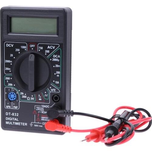 Multifunction Digital AC DC Multimeter Current Voltage Resistance Voltmeter Ammeter Handheld Portable Ohm Amp Detecting Tester