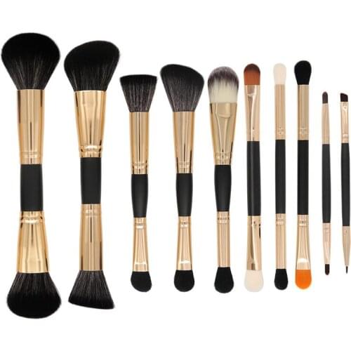 Makeup Brushes Set Synthetic Kabuki Powder Foundation Eyeshadow Blushes Blending Brush Beauty Make Up Brush Cosmetic Kits Tool