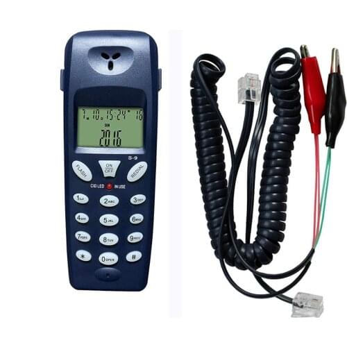 Telephone Phone ButtTest Tester Telecom Tool Network Cable Set Professional Test Device Check FOR vintage phone retro telephone
