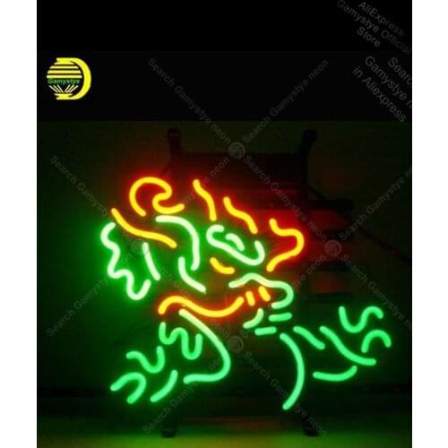 Neon sign For Chinese Dragon Neon Bulb sign store display sport Light Bulbs Display Parrot Window Glass Tube Neon Sign ohi state