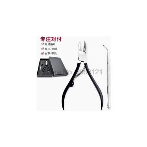By dhl or ems 100sets 2pcs/set feet care Toe Nail Clippers Trimmer Cutters Professional Paronychia Nippers Podiatry foot hot