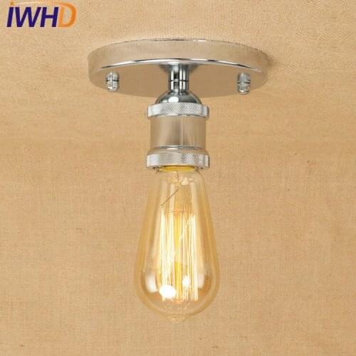 Retro Loft Style Edison Industrial Ceiling Lamps Antique Iron Vintage Ceiling Light Fixtures Indoor Lighting Lustres De Sala