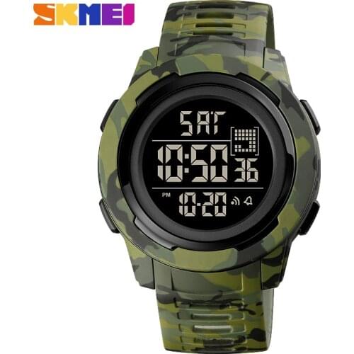 SKMEI Sport Watch Men Watch Mens Wristwatches Design Waterproof Digital 2 Time LED Count Down Watches For Mens relogio masculino
