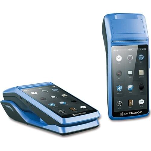 SwiftautoID SP520 Android Pos Terminal Receipt Printer NFC Bluetooth WIFI All-in-one6.0 Handheld PDA