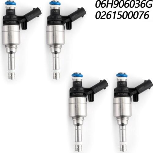 Artudatech 06H906036G 4pcs Fuel Injectors For Audi A4 A3 A5 TT T5 Eos CC 2.0L Turbo 0261500076 Fuel Injector Car Accessories