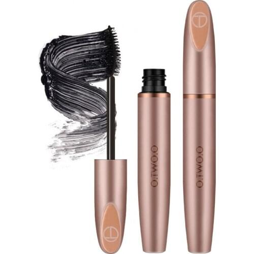 3D Silk Fiber Mascara Lengthening Waterproof Long Lasting Curling Thick Mascara Long Eyelashes Extension