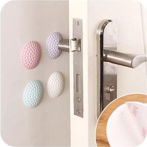 1Pc Thickening Mute Door Fenders Rubber Fender The Handle Door Lock Protective Pad Door Stopper Wall Stick Anti-collision Pad