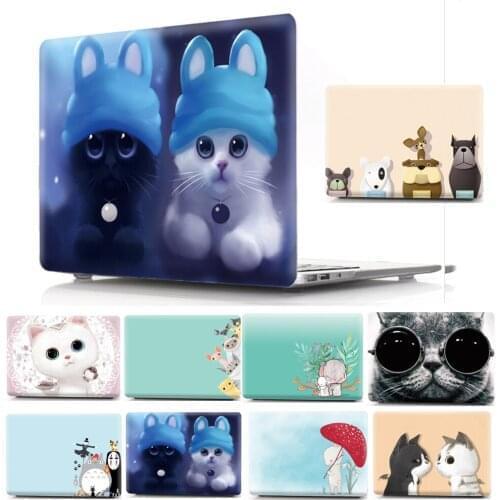 Cute Printed Animal Shell Protective Hard Case Cover Laptop Sleeve Bag for Apple Mac Macbook Air 11 13 Pro Retina 13 12 15 16