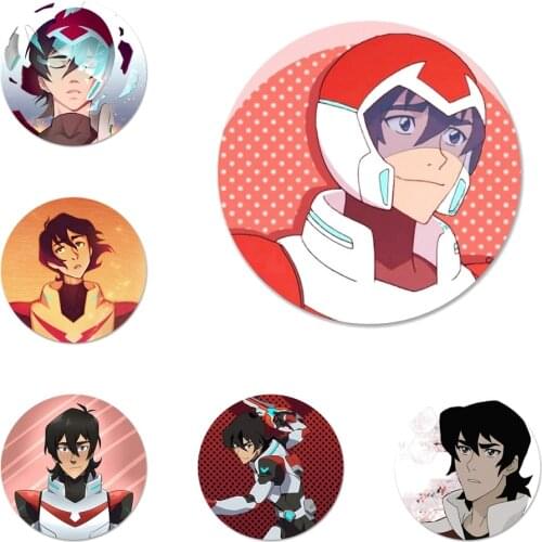 Keith Voltron Icons Pins Badge Decoration Brooches Metal Badges For Clothes Backpack Decoration 58mm