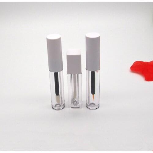 0.8ml 1.2ml Plastic Lip Gloss Tube Mini Lipgloss Bottle,1ml Mascara Eyeliner Tube Eyelash Vials Empty Sample Cosmetic Container