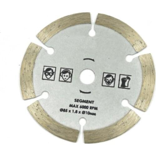 1pcs 85mm*10mm/15mm 6T 6-tooth diamond saw blade concrete slotted cutting piece Marble dry cut tile marble dry film