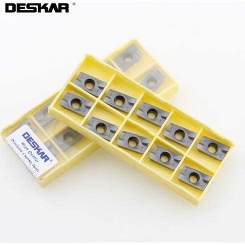 10PCS DESKAR APMT1604PDER-H2 APMT1604PDER-M2 APMT1605PDER-XM LF6018 CNC Milling Cutting Cutter Carbide Inserts Mill Turning Tool