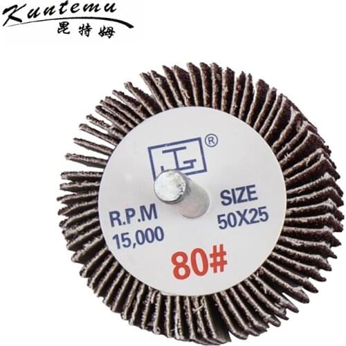 10PCS Sandpaper Grinding Head For Metal Polishing