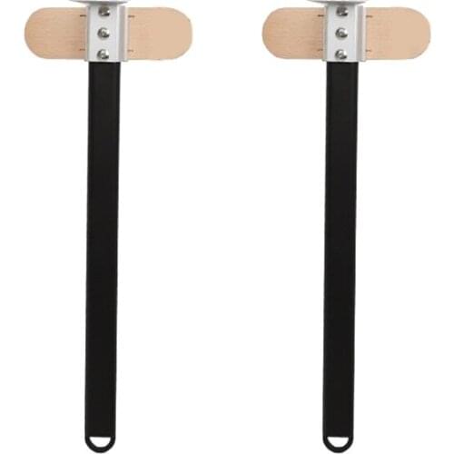 2Pcs Pizza Oven Copper Brush Bristle Brass Scraper Household Grill Cleaning Oven Brush with 40cm Aluminium Handle