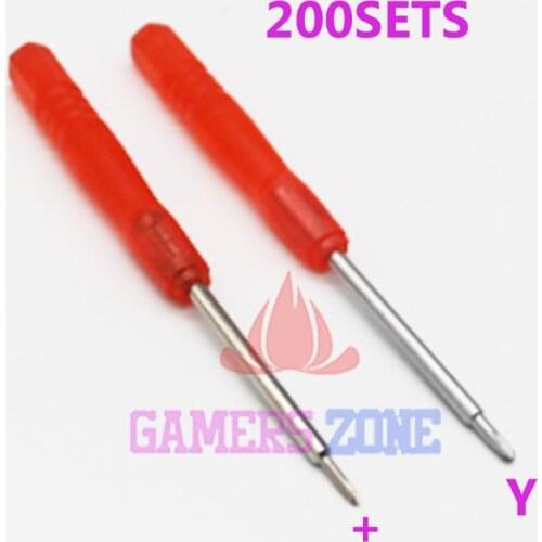 200sets Philips Cross and Trigram Screw Drivers for Nintendo GameBoy Advance Wii NDS Screwdrivers