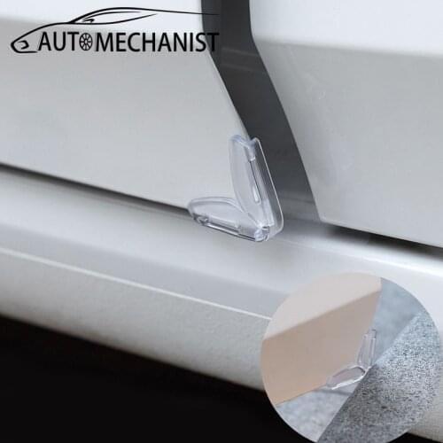 4PCS Car Sticker Door Edge Guards Scratch Protector Strip For Car Trim Molding Protection Auto Door Anti-Collision Accessories