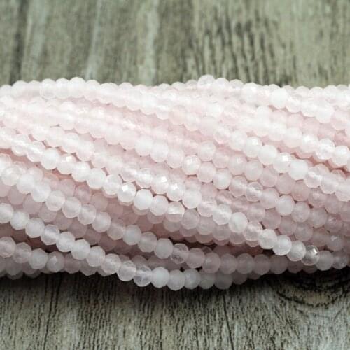Natural Round White Faceted Moonstone Beads Top Quality 2/3/4mm Pink White Moonstone Small light jewelry bead For Jewelry Making