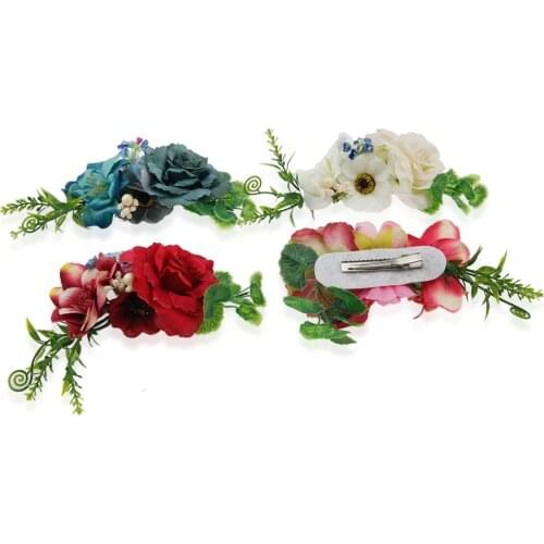 Baby headband Children hair accessories Flower Headbands DIY Handmade girls hair clips Hairpins Wedding Bride Beach headwear