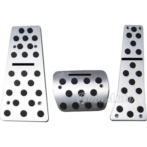 For Mazda 2 3 6 CX-3 CX-5 High quality Aluminum AT Mazda Speed Gas Brake Footrest Pedal 3pcs